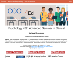 Forcino - Advanced Psychology Clinical Seminar