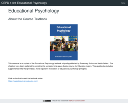 CEPD 4101 Educational Psychology
