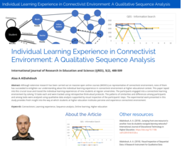 Individual Learning Experience in Connectivist Environment: A Qualitative Sequence Analysis