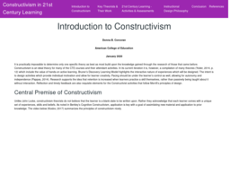 Constructivism in 21st Century Learning