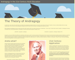 Andragogy in the 21st Century Adult Education