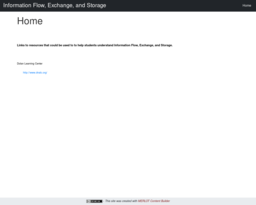 Information Flow, Exchange, and Storage