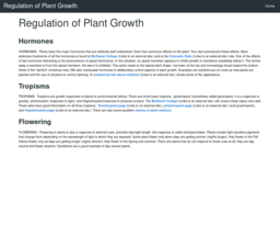 Regulation of Plant Growth