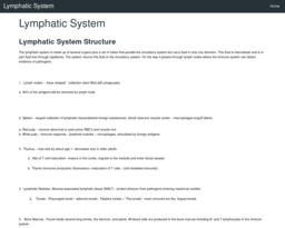 Lymphatic System