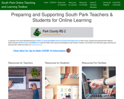 South Park Online Teaching and Learning Toolbox