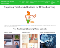 Teaching and Learning Online in India