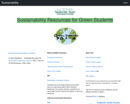 Sustainability