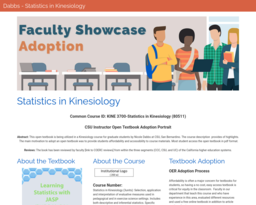 Dabbs - Statistics in Kinesiology