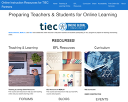 Online Instruction Resources for TIEC Partners