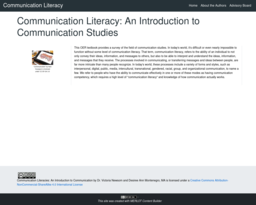 Communication Literacy