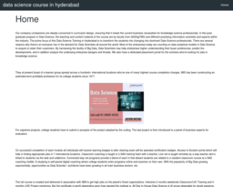 data science course in hyderabad