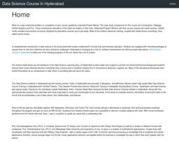 Data Science Course In Hyderabad