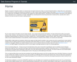 Data Science Programs & Tutorials