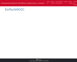 kiranpaichennaithodi_ePortfolio_emtechmooc_coursera