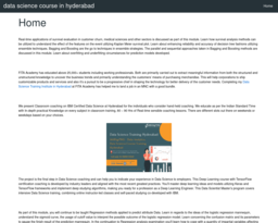 data science course in hyderabad