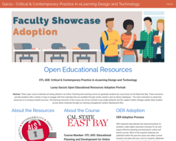 Garza - Critical & Contemporary Practice in eLearning Design and Technology