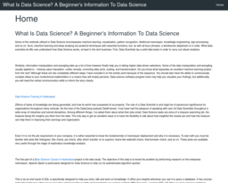 What Is Data Science? A Beginner's Information To Data Science