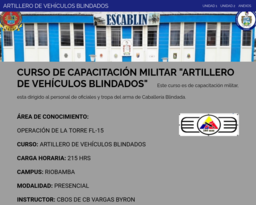 ARTILLERO DE VEHÍCULOS BLINDADOS