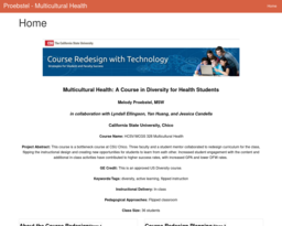 Proebstel - Multicultural Health