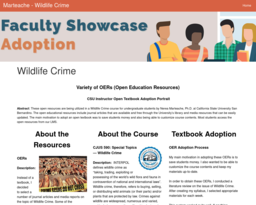 Marteache - Wildlife Crime