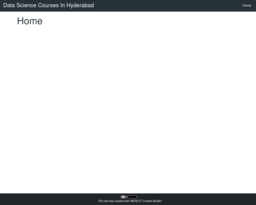 Data Science Courses In Hyderabad