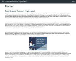 Data Science Course In Hyderabad