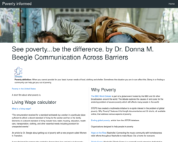 Poverty informed