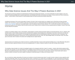 Why Data Science Issues And The Way It Powers Business In 2021