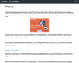 Certified Data Scientist