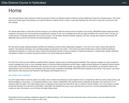 Data Science Course In Hyderabad