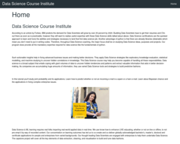 Data Science Course Institute