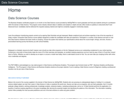 Data Science Courses