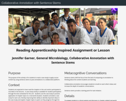 Collaborative Annotation with Sentence Stems