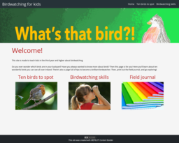Birdwatching for kids