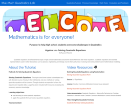 Mal-Math Quadratics Lab