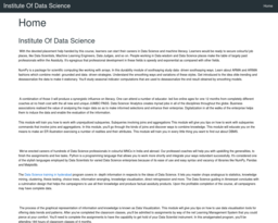 Institute Of Data Science