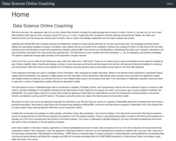 Data Science Online Coaching