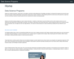Data Science Programs