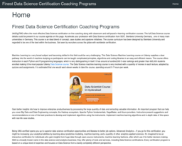 Finest Data Science Certification Coaching Programs
