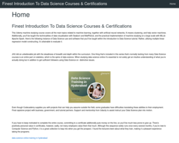Finest Introduction To Data Science Courses & Certifications