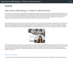 Data Science Methodology: 10 Steps For Best Solutions
