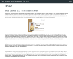 Data Science & Ai Tendencies For 2022