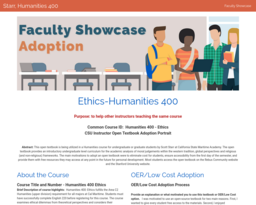 Starr, Humanities 400