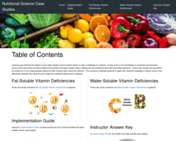 Nutritional Science Case Studies