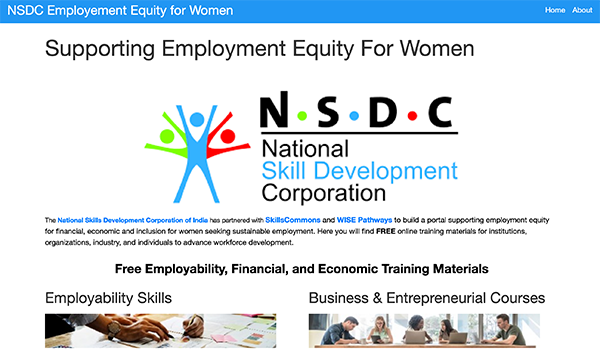 Employment Equity: NSDC India - Supporting Women