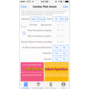 Cardiac Risk Assist App for iOS icon