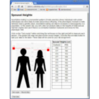 Spousal Heights Applet icon