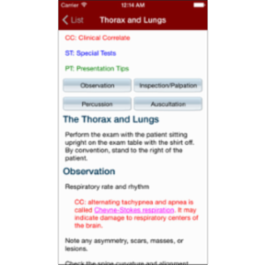 Physical Exam Essentials App for iOS icon