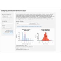 [Shiny App] Sampling Distributions of Various Statistics icon