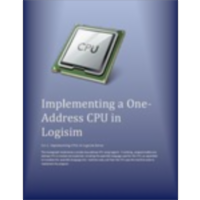 Implementing a One Address CPU in Logisim icon